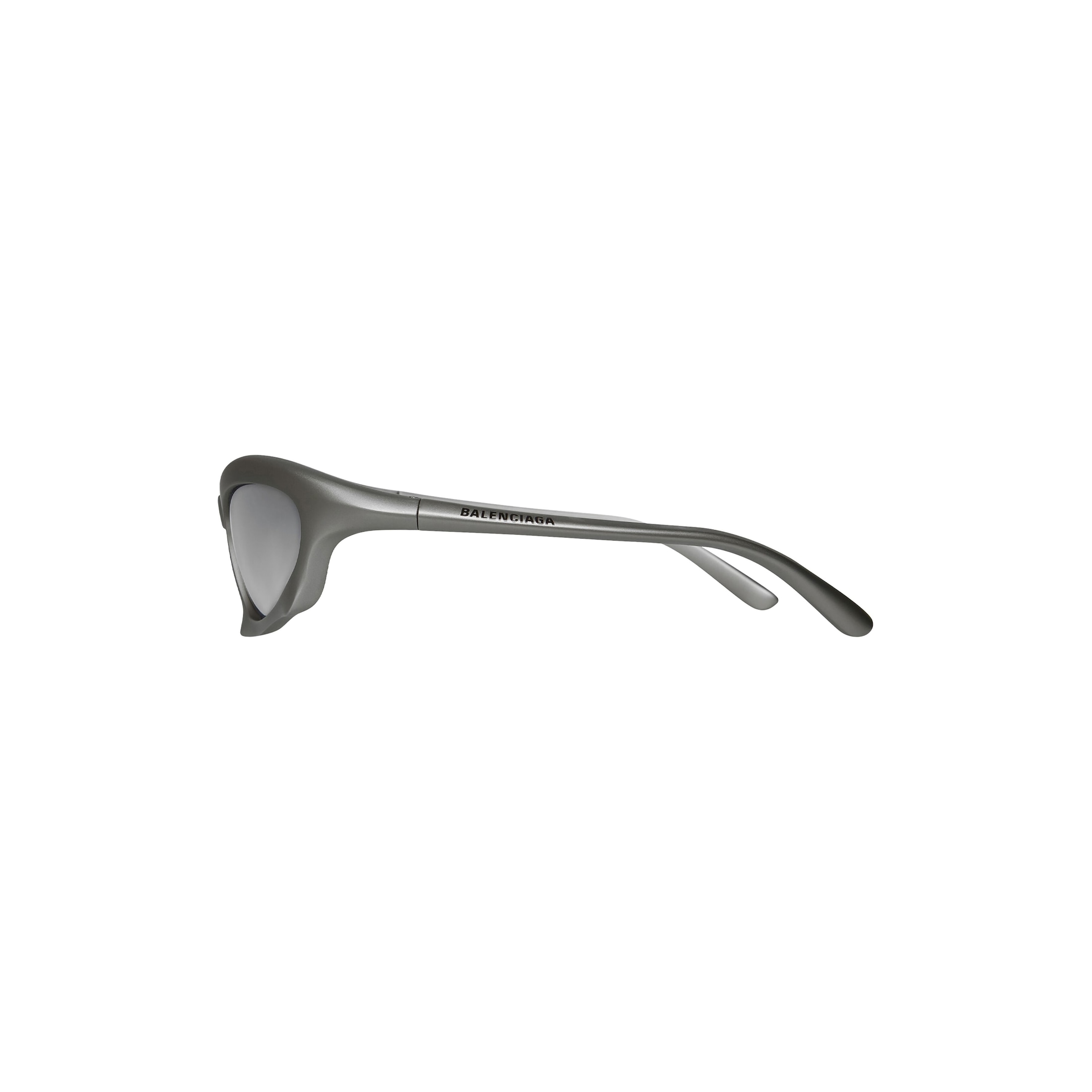 Bat Rectangle Sunglasses in Silver - Image 4